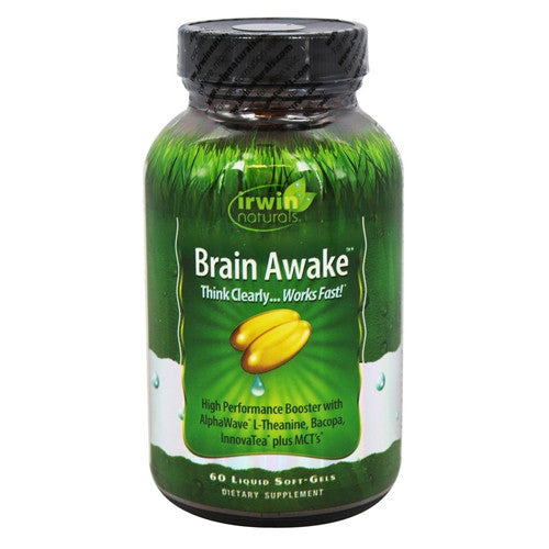 Irwin Naturals Brain Awake Liquid Softgels, 60 Ea